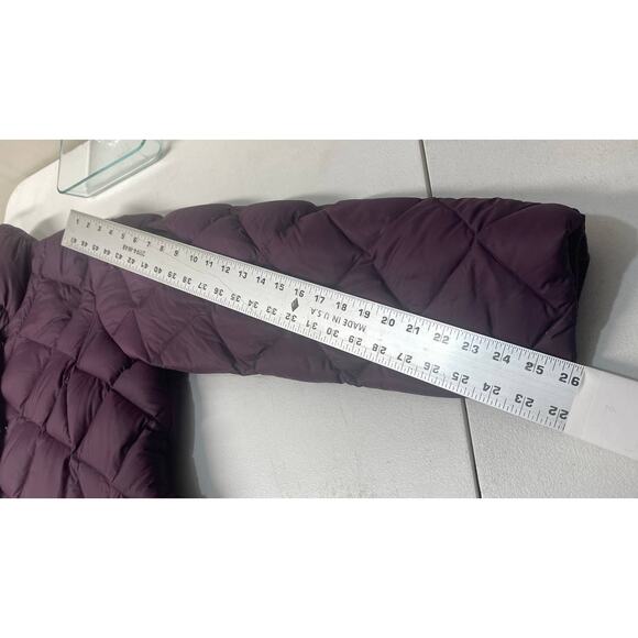 Eddie Bauer Premium Goose Down Quilter Puffer Jacket Purple Sz XXL 700 Fill - Picture 6 of 11